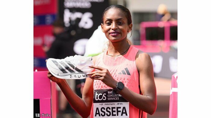 女子で世界最高記録をマークしたアセファ選手