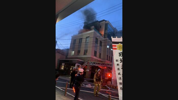 ビルで火災(2022年3月)