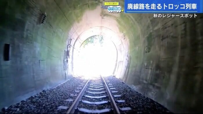 長さ269メートルの「下郷トンネル」