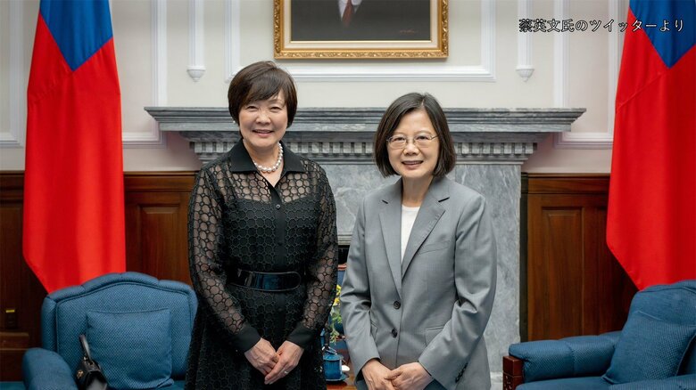 安倍昭恵さん、台湾の蔡英文総統と面会「日本と台湾のために主人の遺志を継いで尽力」｜FNNプライムオンライン