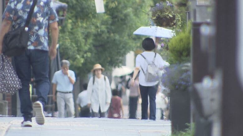 熱中症の疑いで4人搬送　安曇野市穂高34.2度、長野33.9度、飯山33.8度　県内30の観測地点のうち27地点で今年一番の暑さ｜FNNプライムオンライン