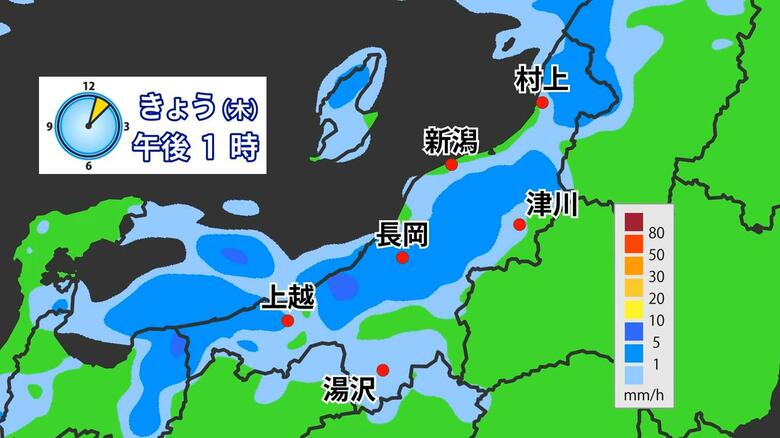 【今後の雨は】佐渡市で観測史上最大「284.5ミリ」の雨観測…土砂災害に厳重警戒を　今後も24時間に最大80ミリの雨が降る予想　新潟｜FNNプライムオンライン