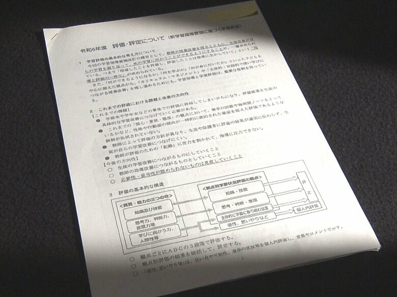 「絶対評価」のはずが…名古屋市立の中学校で内申点の“相対評価”と捉えられる評定基準発覚 現役教師「成績の改ざんになるのではと…」｜FNNプライムオンライン