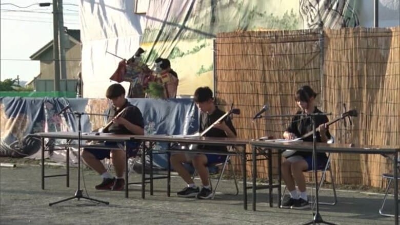 手作りの祭りで伝統つなぐ！中学生・大学生が“佐渡の伝統芸能”披露「大切な伝統守りたい」新潟｜FNNプライムオンライン