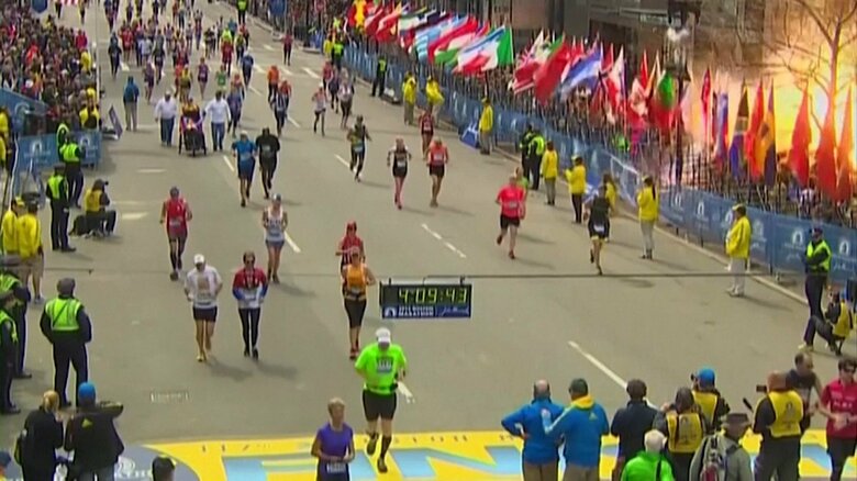 ボストンマラソン大会で2つの爆弾が爆発(2013年)