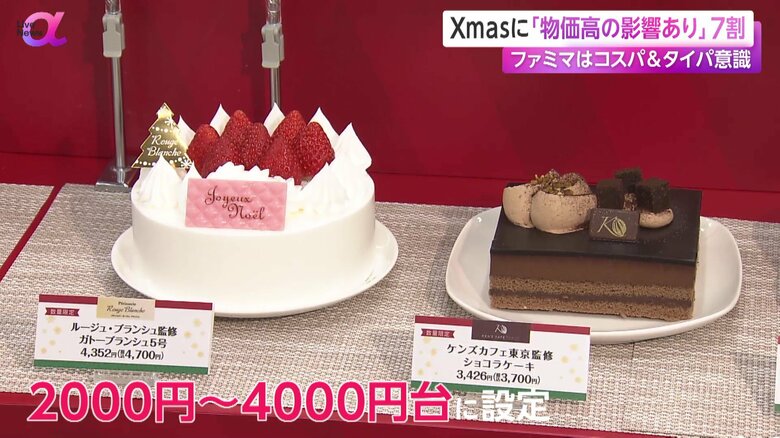 ファミマのクリスマスケーキ
