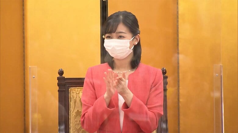 産経児童出版文化賞贈賞式に出席する秋篠宮ご夫妻の次女・佳子さま（6月3日）