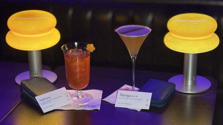 カクテル名もアーティストにちなんで「杏里」「まりや」