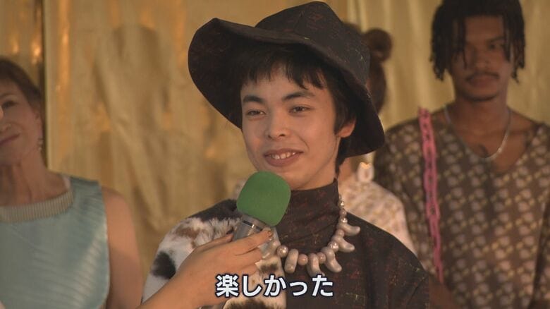 ファッションショーを楽しんだ日向さん