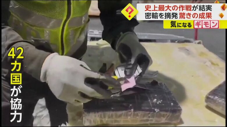 42カ国が国境を越え協力し摘発が行われた