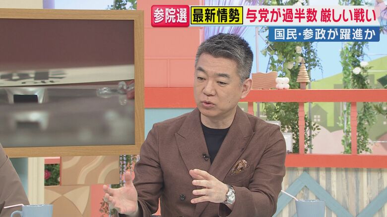 橋下徹さん（関西テレビ「旬感LIVEとれたてっ！」より）
