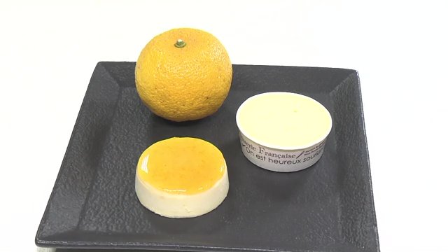 完成した「福島信夫山クアトロフロマージュゆず」