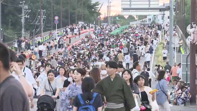 10万人の人出が予想される花火大会
