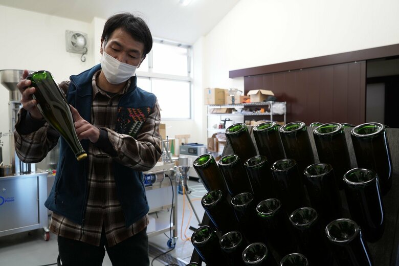 遠藤さん「近い将来２万本の製造を目指して取り組んでいきます」