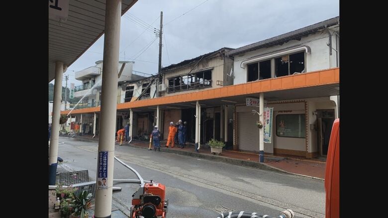 安藤ミイ子さんの理容室は全焼