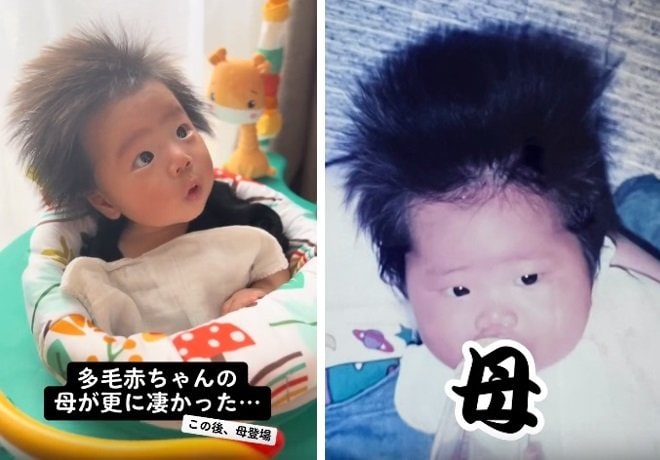 左が颯真くん、右がお母さん