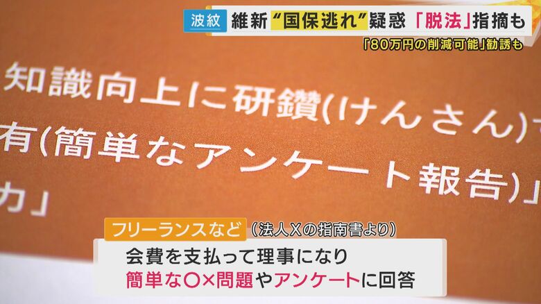 関西テレビが入手した指南書