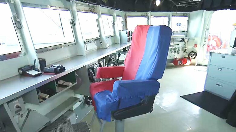 これが「艦長席」