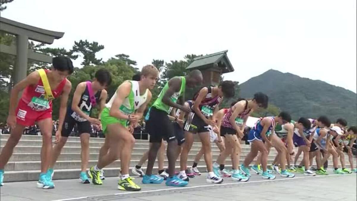 学生三大駅伝開幕戦 早稲田が16年ぶり出雲駅伝制覇！鳥取城北高出身の本田選手が鮮烈デビュー（島根）