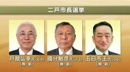 二戸市長選挙　告示　新人3人が立候補　岩手県