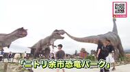 　子どもたちを”圧倒”「ニトリ余市恐竜パーク」が誕生！霧を噴き出す全長15ｍのティラノサウルス～リアルな恐竜ロボットなど約30体大集結〈北海道余市町〉