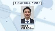 任期満了に伴う永平寺町長選挙が告示　現職の河合永充氏（53）が立候補　他に動きなく無投票の公算大（午前11時半現在）　福井