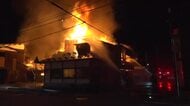 「火柱が上がっている」大野市の電機店兼住宅で火事　1人暮らしの76歳女性は逃げ出して無事　約4時間後に鎮火　福井