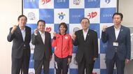 「パリ五輪では決勝に」 陸上リレーの児玉選手 古里で東京五輪の結果報告