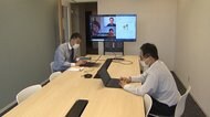 “新しい働き方”企業で 在宅勤務明け