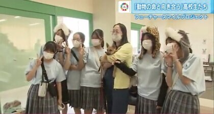 “高校”で犬猫譲渡会?! 当日は予想外の状況に …「一人でも多くの人に」動物の命と向き合う高校生【広島発】