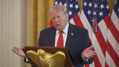 ホルムズ海峡の安全確保「日本などにやらせればいい」トランプ大統領　石油輸入国の責任で行うべきと主張