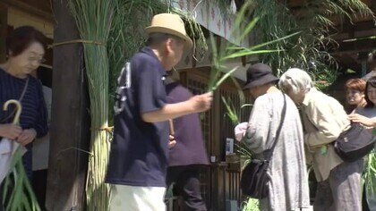 暑い夏を健康に　福井市足羽神社で「夏越の大祓」　1年の折り返しに茅の輪をくぐり無病息災願う