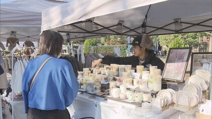 全部で8種類のスコーン売る店も…三重県菰野町で「まんなかマルシェ」グルメや雑貨など計50店舗程が出店