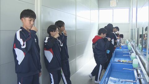 うがい歯磨きは“コップ1杯”で…水不足の愛知県東三河地方 小学校でも『節水』を徹底 農家はコメづくりの準備進まず