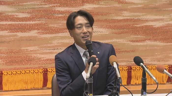 これまでの野球人生は「順風満帆ではなかった」と語る川田選手