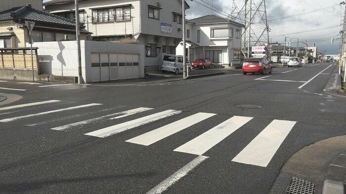事故現場(新潟市東区)