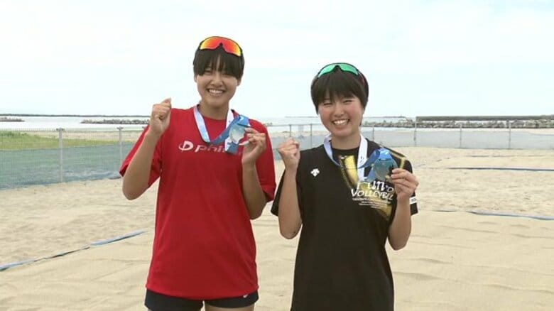 届かぬ全国の切符…「あと一勝」のため選んだ舞台はビーチ　国スポ準優勝で見えた春高県代表への道　福島・聖光学院女子バレーボール部｜FNNプライムオンライン