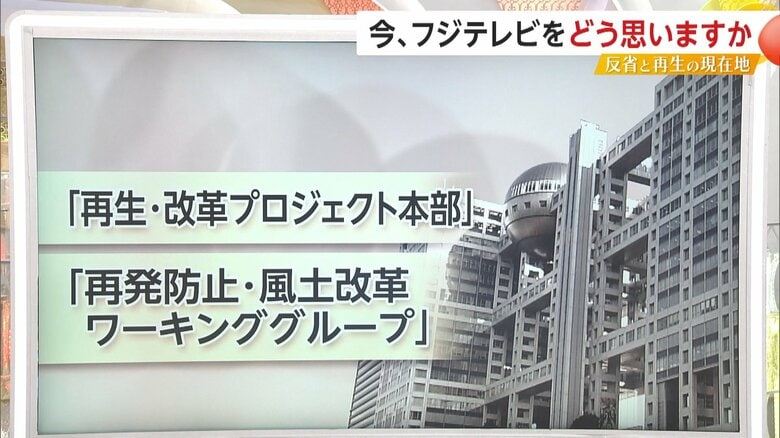 「今、フジテレビをどう思いますか」　視聴者の皆様、専門家からいただいた「問題」や「どうあるべきか」の声 ～反省と再生の現在地～｜FNNプライムオンライン