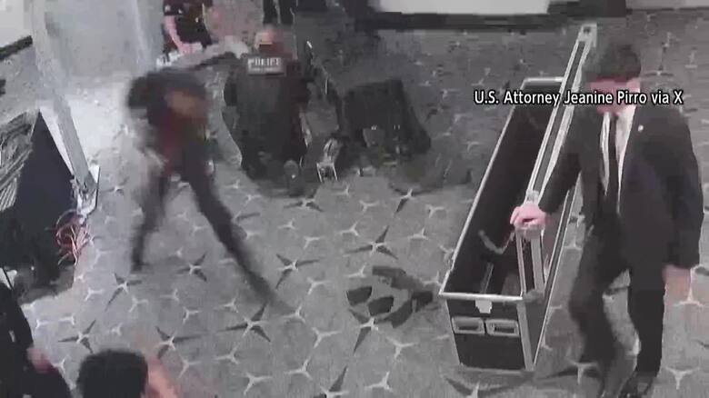 トランプ大統領暗殺未遂事件で新たな映像公開　容疑者が一瞬で警備網すり抜け　犯行前日にホテルスタッフと談笑する姿も｜FNNプライムオンライン