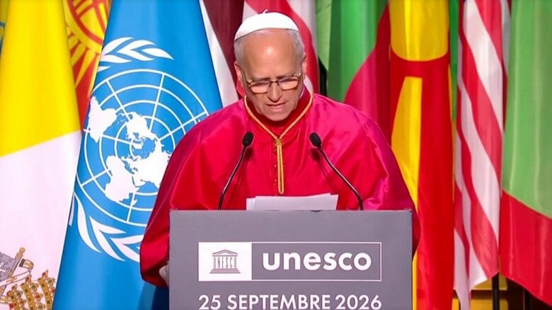 ローマ教皇「国際機関は危機」　対話と法の支配を訴え｜FNNプライムオンライン