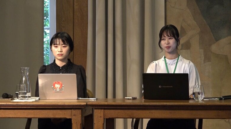 被爆3世の女性らがフランス・パリで講演…現地の学生らに“平和への思い”伝える　フランス人など約70人参加｜FNNプライムオンライン