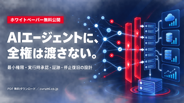 生成AIエージェントを安全に業務実装する権限・監査設計ガイドを公開