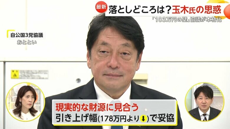 12日に行われた自公国3党協議の様子