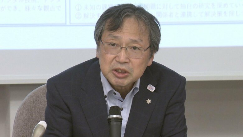 新潟大学　牛木辰男 学長