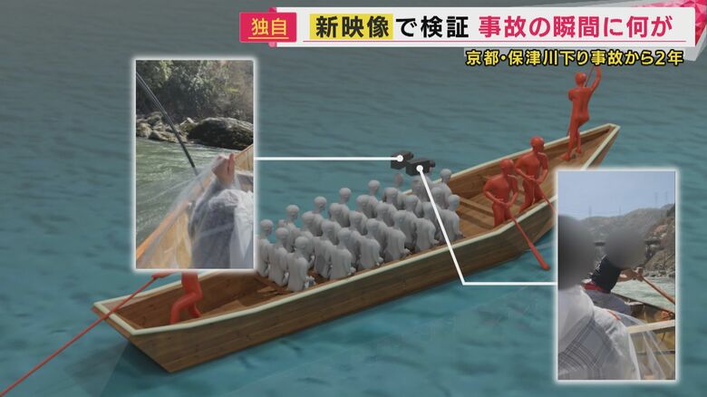 乗客25人と船頭4人のあわせて29人が乗っていた