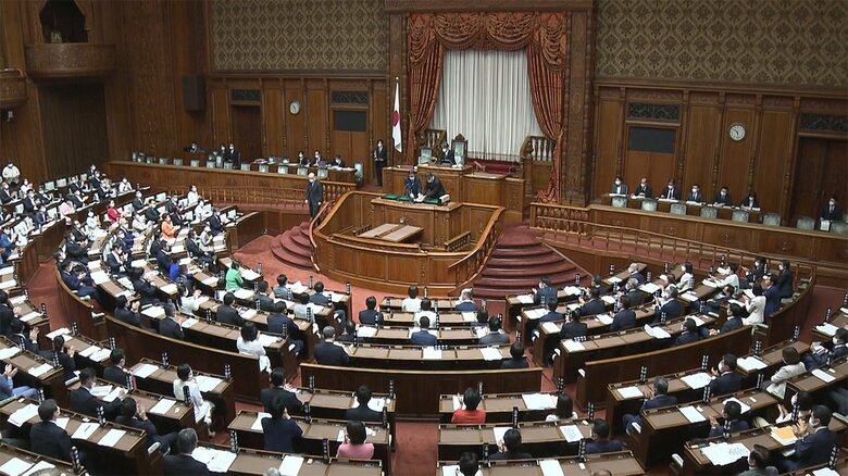 第209臨時国会が召集され、3日間の会期が始まった（3日午前）
