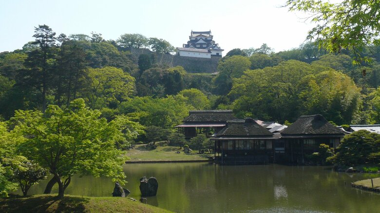 彦根城の天守は離れた場所からでも見える（提供：彦根市）