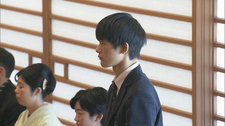 東京学館新潟高校2年 本間優大さん