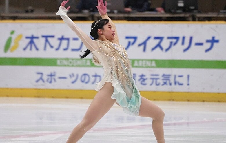 ショートで“ひばり”を全身で表現した山下真瑚（西日本選手権）