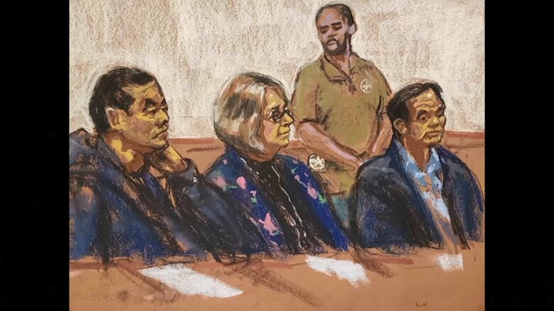 ニューヨークでFBIに逮捕された中国秘密警察の男ら2人